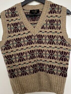 House of Foxy 100% wool vest